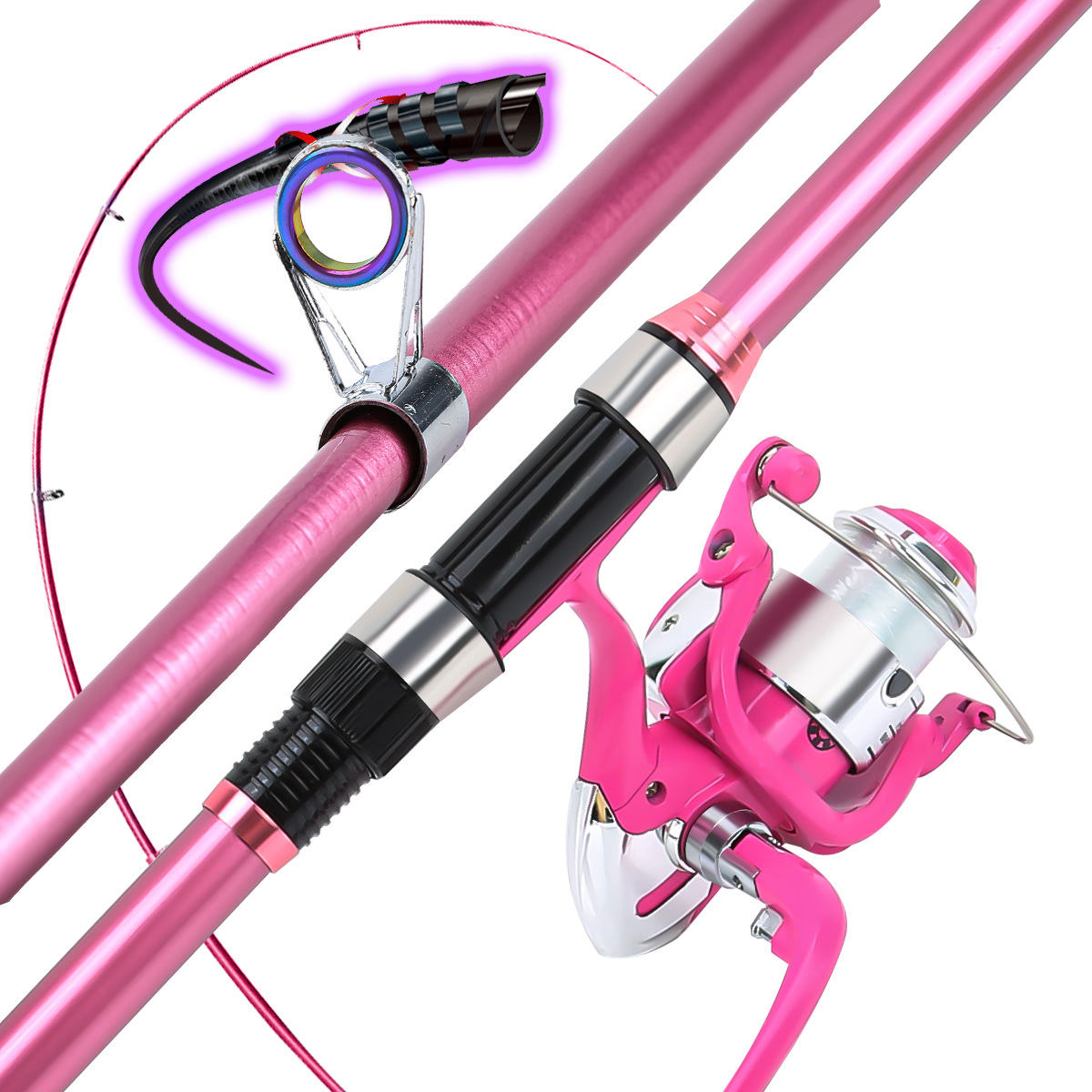 Fishing Pole Set Full Kits Wit - đánh giá và giá Fishing Rod Spinning