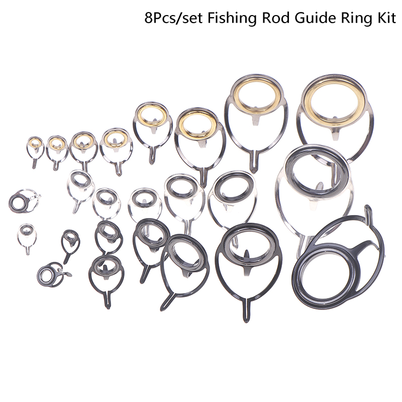 8Pcs Fishing Tackle Stainless  - đánh giá và giá Fishing Rod Building Kit