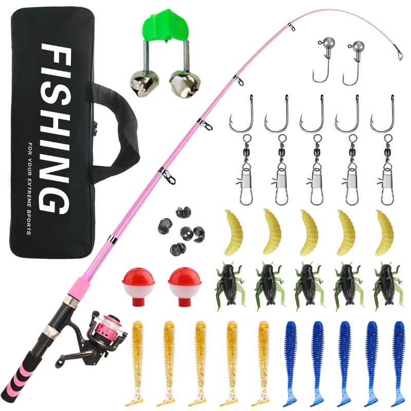 Kids Adult Beginner Fishing Ro - đánh giá và giá Fishing Rod Spinning