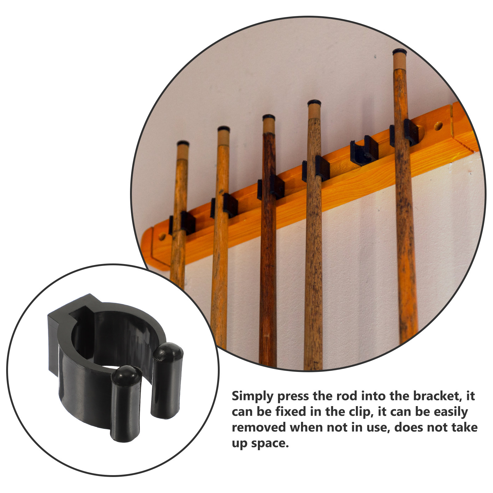 12Pcs Sturdy Plastic Club Clip - đánh giá và giá Fishing Rod Rack