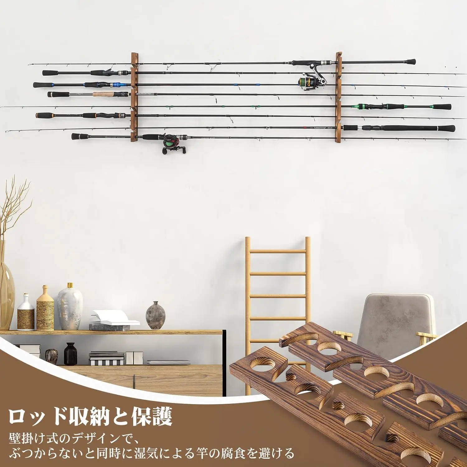 Goture Fishing Rod Holders wit - đánh giá và giá Fishing Rod Rack