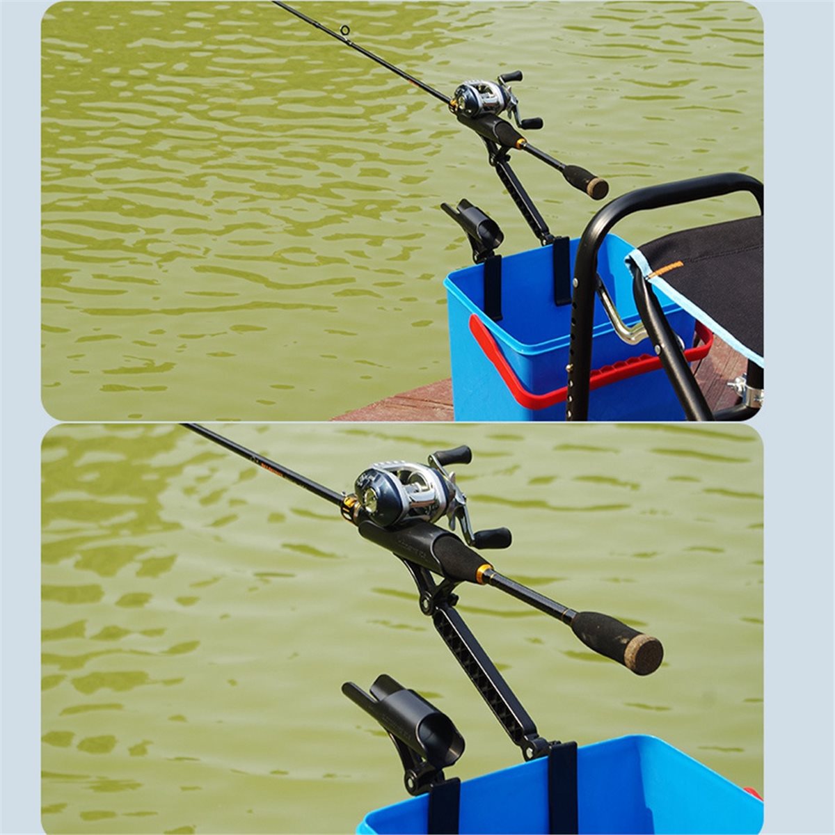 POPULAR-2pcs Adjustable Bucket - đánh giá và giá Fishing Rod Holder
