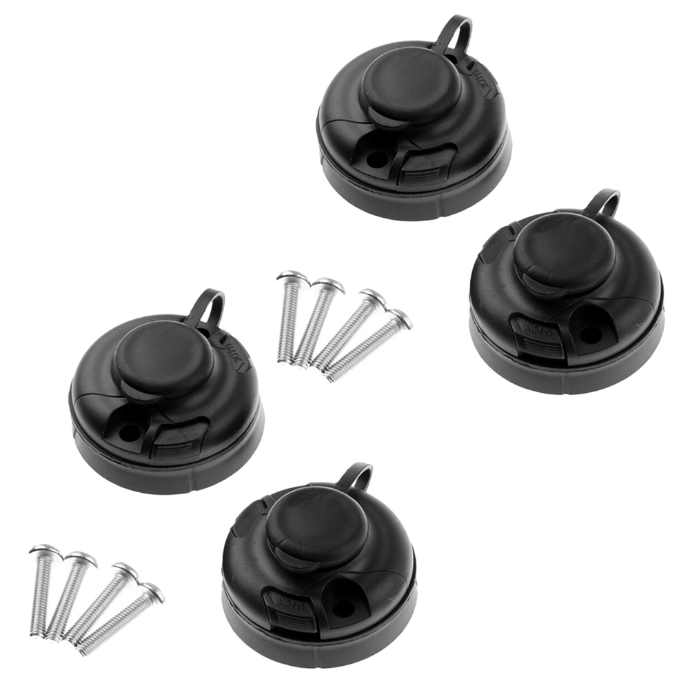 4Pcs Black ABS Fishing Rod Hol - đánh giá và giá Fishing Rod Boat