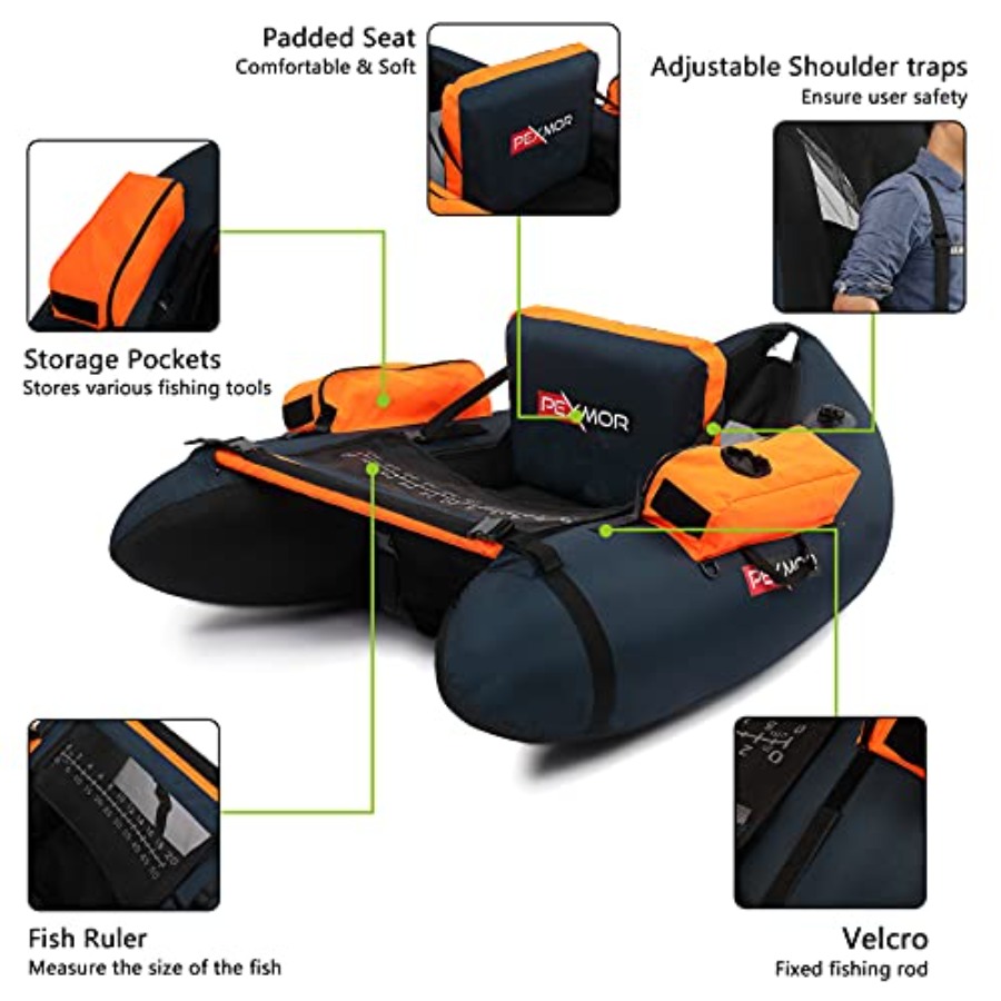 Inflatable Fishing Float Tube  - đánh giá và giá Fishing Rod Fly