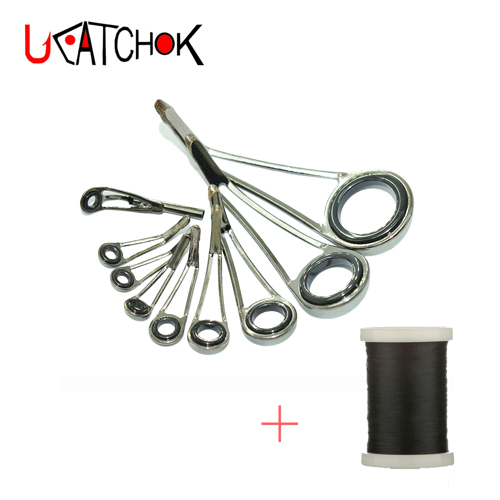 9 chiếc/Bộ Đá Cá Hồi Câu Hướng - đánh giá và giá Fishing Rod Building Kit