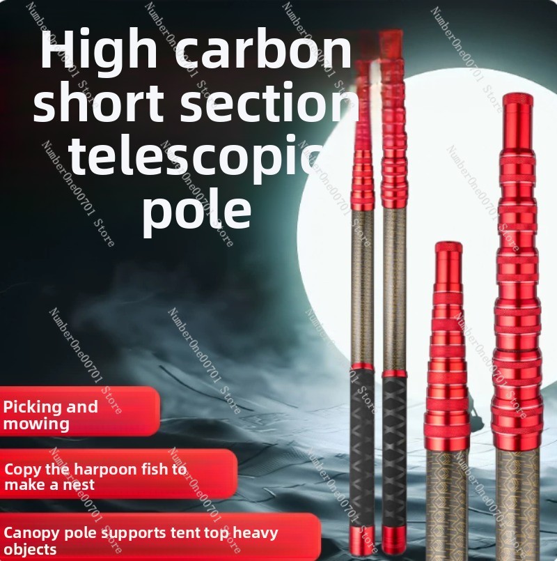 Short section ultra light, har - đánh giá và giá Fishing Rod Telescopic