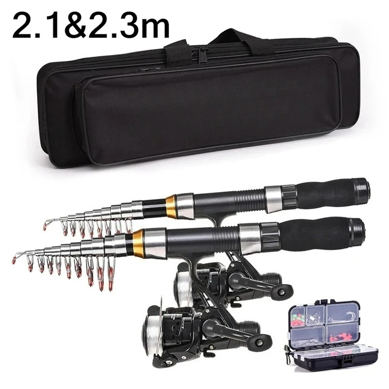BRAVMAK 2.1/ 2.3 mTelescopic F - đánh giá và giá Fishing Rod Spinning